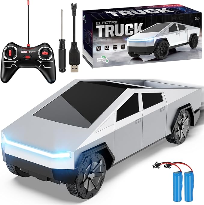 1:24 RC Car Toys - All Terrain High Speed Remote Control Car with Light and Loadspace, Electric Vehicle Toys for Kids, Gifts for Kids, Boys and Girls