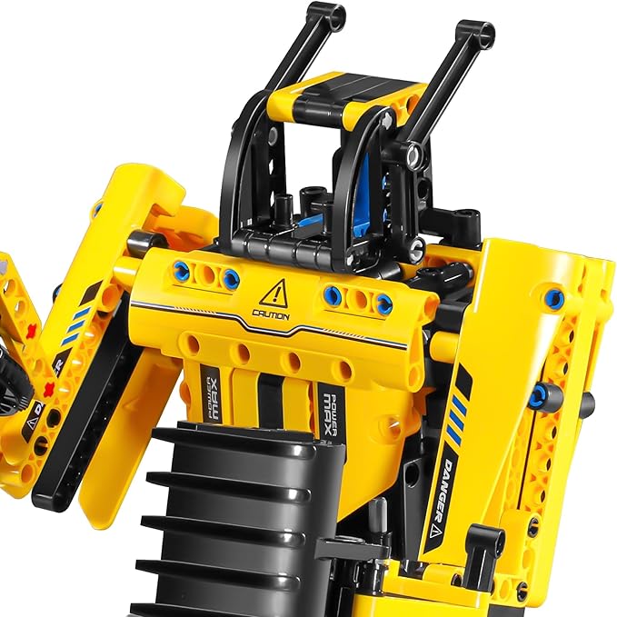 STEM Car Toy Building, APP Programming Remote Control 3in1 Excavator&Robot Building Block Take Apart Toy, 430 Pcs DIY Building Kit, Learning Engineering Construction R/C Toys
