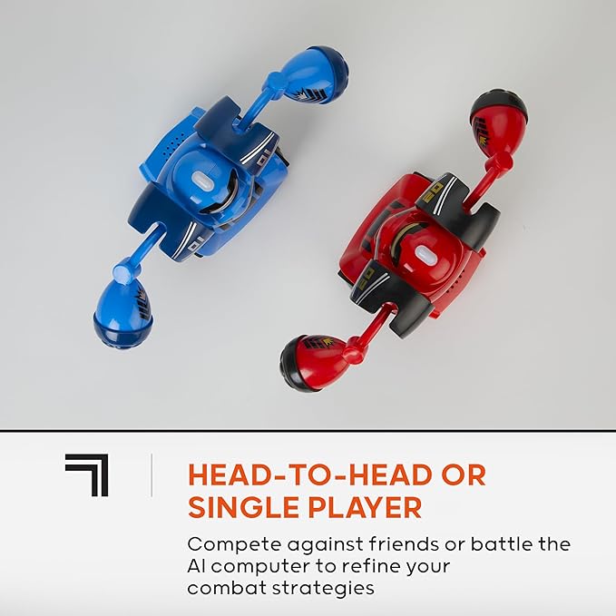 Sharper Image Robot Combat Set [2023 Amazon Exclusive] 2-Player Remote Control RC Battle Robots, LED Lights & Sound Effects, Wireless Infrared Technology, Fun Electronic Fighting Kids & Family Game