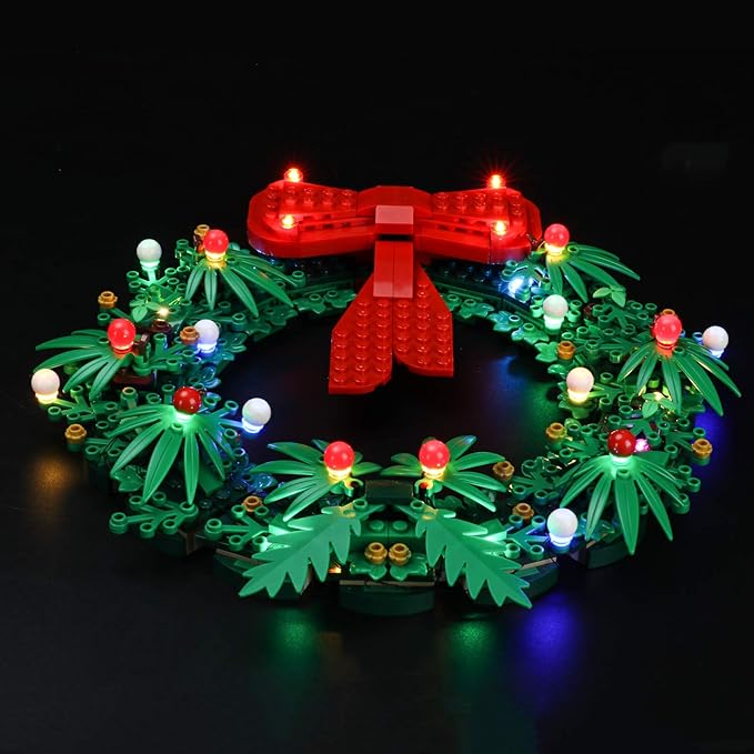 LIGHTAILING Light Set for (Christmas Wreath) Building Blocks Model - Led Light kit Compatible with Lego 40426(NOT Included The Model)