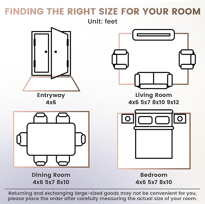 Washable 4x6 Abstract Area Rug for Living Room, Pink Rainbow Modern Minimalist Boho Throw Rugs, Ultra-Thin Low Pile Stain Resistant Nonslip Indoor Large Carpet for Office Bedroom Playroom Classroom