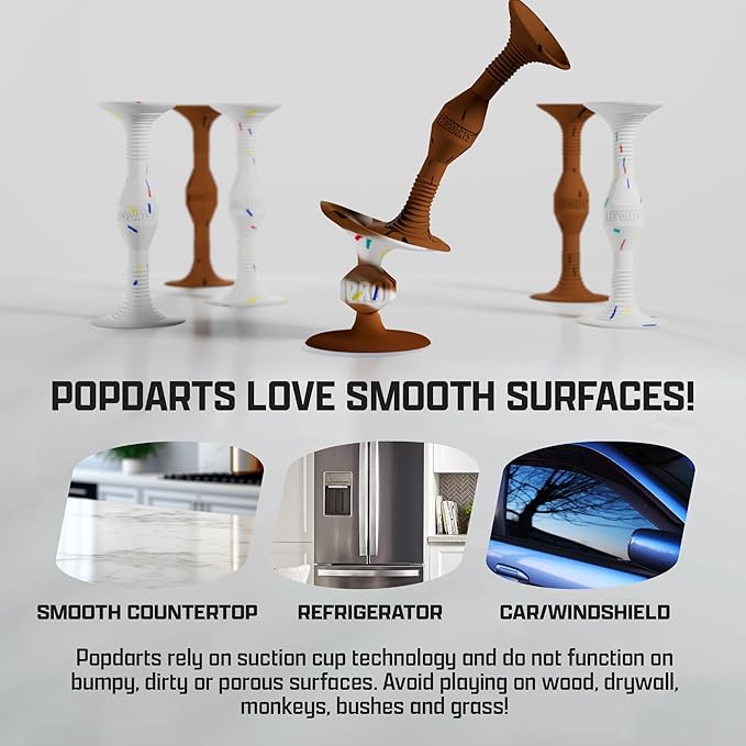 Popdarts PRO Pack Game Set (Party) - Indoor, Outdoor Suction Cup Throwing Game - Competition with a POP