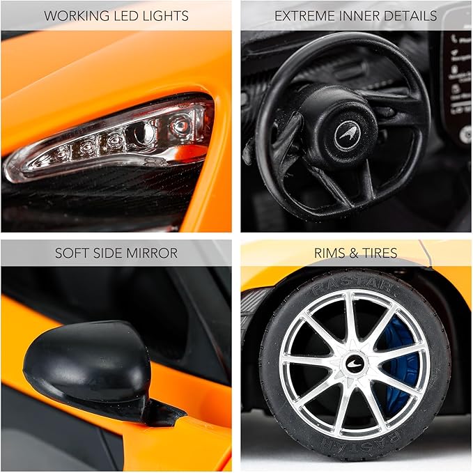 RASTAR 1/14 McLaren Senna Remote Control Car, Toy McLaren RC Car Doors Open