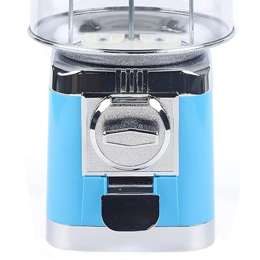 Candy Gumball Vending Machine, 25 Cents Coin Operated Vending Machine, Commercial Candy Dispenser Machine 16" Height Toy Vending Machine, Bubble Gum Machine for Game Stores