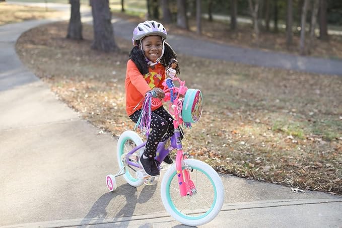 Dynacraft Barbie 16" Children's Bike Fun and Stylish Design, Sturdy and Durable, Perfect for Kids Learning to Ride, Easy to Assemble, Ideal for Young Riders