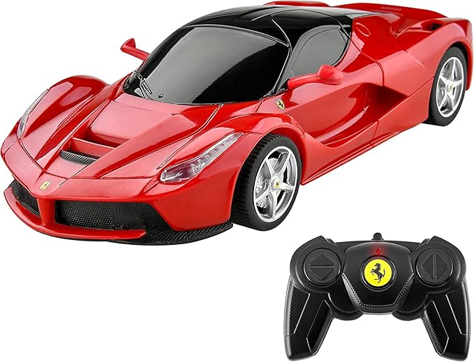 100 CLASSIC Officially Licensed RC Car Ferrari LaFerrari LaFerrari Remote Control RC Car Series 1:24 Scale Full Function Electric Sport Racing Hobby Toy Car 48900RD
