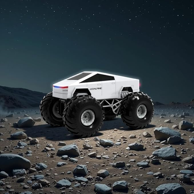 Remote Control Waterproof Cybertruck Toy Car, 4WD Off-Road Pick-up Truck RC Cars for All Terrain, 1:16 Scale Hobby Monster Truck Toys Kids Gifts for Boys/Girls Age 6 7 8 9 10-12+