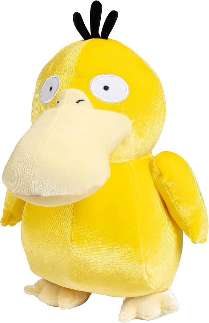 Pokémon 8" Psyduck Plush - Officially Licensed Velvet Edition - Authentic Quality Soft Stuffed Animal Toy Figure - Gift for Kids, Boys, Girls - 2+