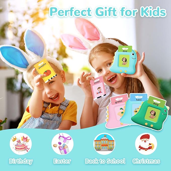 Talking Flash Card, Learning Toys for Ages 2-4, Autism Sensory Toys for Toddlers, Speak Montessori for 2+ Year Old, Kids Gift for Boys Girls Birthday Preschool Activity 510 Sight Words