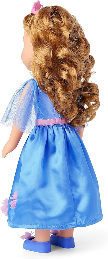 American Girl WellieWishers 14.5-inch Doll Princess in Bloom Outfit with Matching Shoes and Pink Tiara, For Ages 4+
