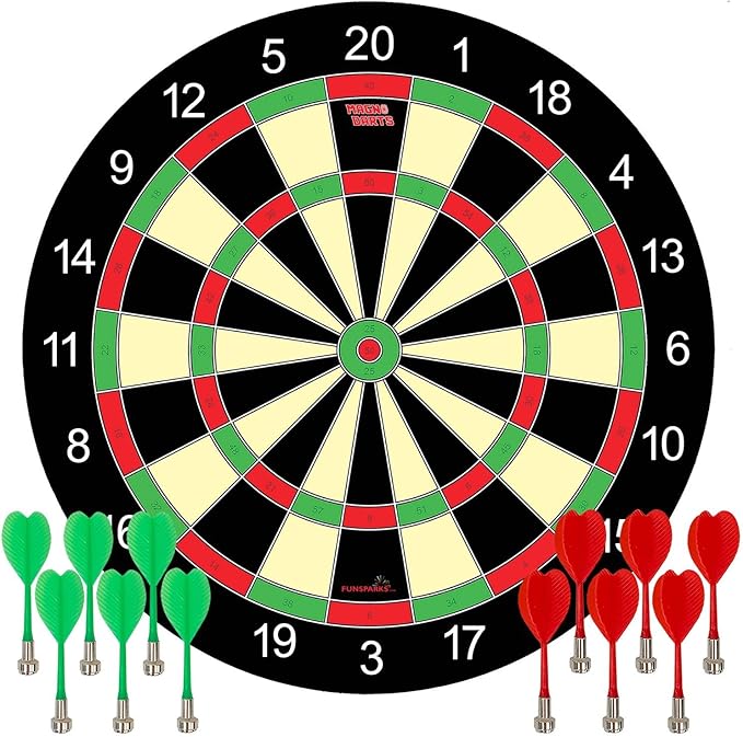 Magnetic Dart Board Game – 12pcs Kids Magnetic Darts Boys Toys Gifts Indoor Outdoor Games for Family and Friends – Safe Dart Game Set for All Ages 5 6 7 8 9 10 11 12 Year Old Kids and Adults