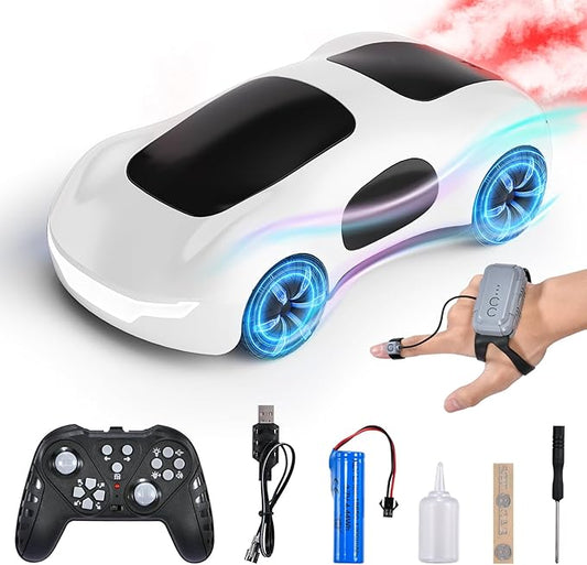 Gesture Sensing Remote Control Car, Drift RC Stunt Car with Light Spray & Sound, 2.4GHz Hobby RC Cars Toy for Kids, 360° Rotate, Birthday Gifts for Boys Girls 4-12 Racing Gifts
