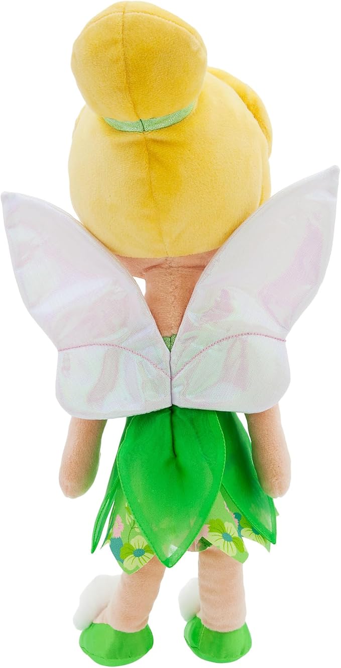 Disney Store Official Princess Plush Doll, Tinker Bell from Peter Pan, Medium 14 Inches, Soft Plushy with Embroidered Features, Princess Toys for Girls, Disney Dolls, Stuffed Animals for Girls