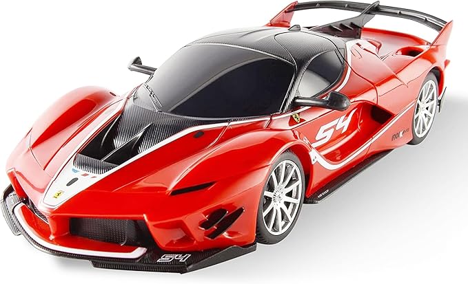 Officially Licensed Remote Control Cars Ferrari 1:14 Sport Racing Hobby Toy Car RC Car Model Vehicle Gift for Toddlers Boys and Girls (79200-RED, 1:14)
