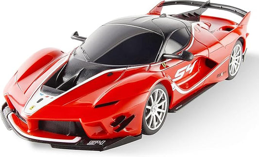 Officially Licensed Remote Control Cars Ferrari 1:14 Sport Racing Hobby Toy Car RC Car Model Vehicle Gift for Toddlers Boys and Girls (79200-RED, 1:14)