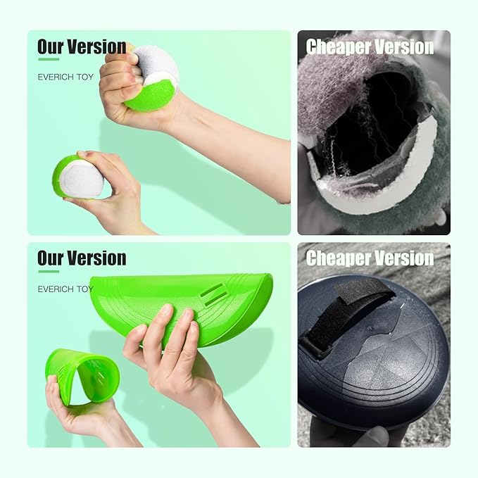 EVERICH Upgraded Toss and Catch Ball Game Set - Indoor and Outdoor Games for Kids 3-12, Beach Sand Pool Water Toy Includes 2 Paddles 2 Sticky Balls, Great Birthday Easter Gifts for Boys Girls