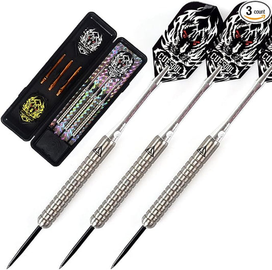 CUESOUL Tungsten Steel Tip Darts- Precise Barrels 18 19 21 24 Grams