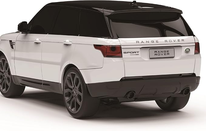 CMJ RC Cars Range Rover RC Remote Control Car Sport White 2.4Ghz 1:24 Scale. Great Kids Play Toy Auto