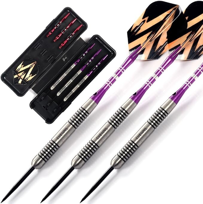 CUESOUL Tungsten Steel Tip Darts- Precise Barrels 18 19 21 24 Grams