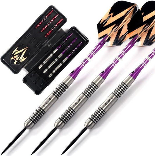 CUESOUL Tungsten Steel Tip Darts- Precise Barrels 18 19 21 24 Grams