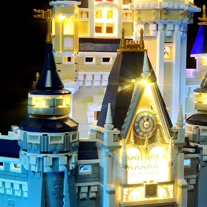 LIGHTAILING Light Set for (Disney Castle) Building Blocks Model - Led Light kit Compatible with 71040(NOT Included The Model)