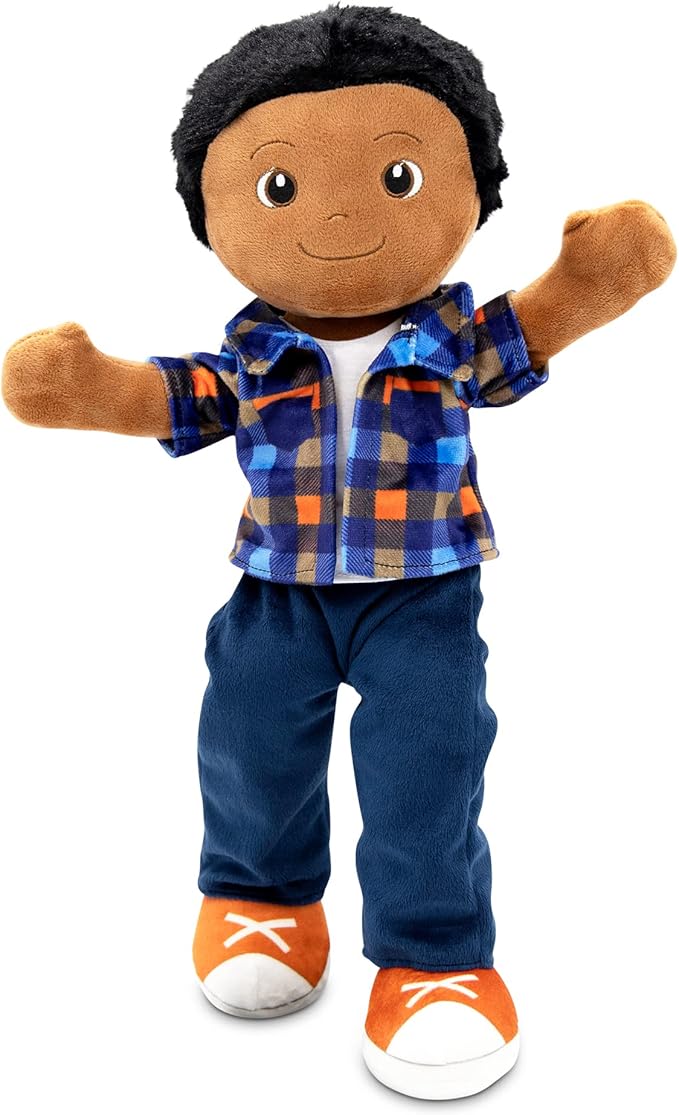 Soft Plush Baby Doll - 18 Inch Rag Dolls for Girls & Boys, Infants & Babies - My First Plush for 1 Year Old - Stuffed Doll - Charlie