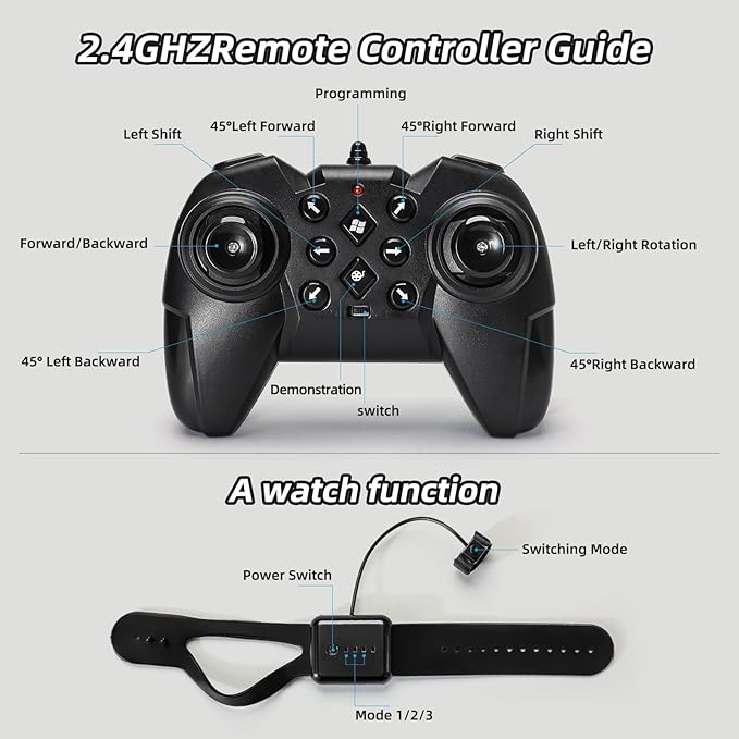 RC Stunt Car, 2.4GHz 4WD Gesture Sensing Remote Control Car with Cool Light and Music, Double-Sided 360° Flips RC Cars for Boys Age 6-12 8-12 Birthday Christmas Toy Cars(Blue)