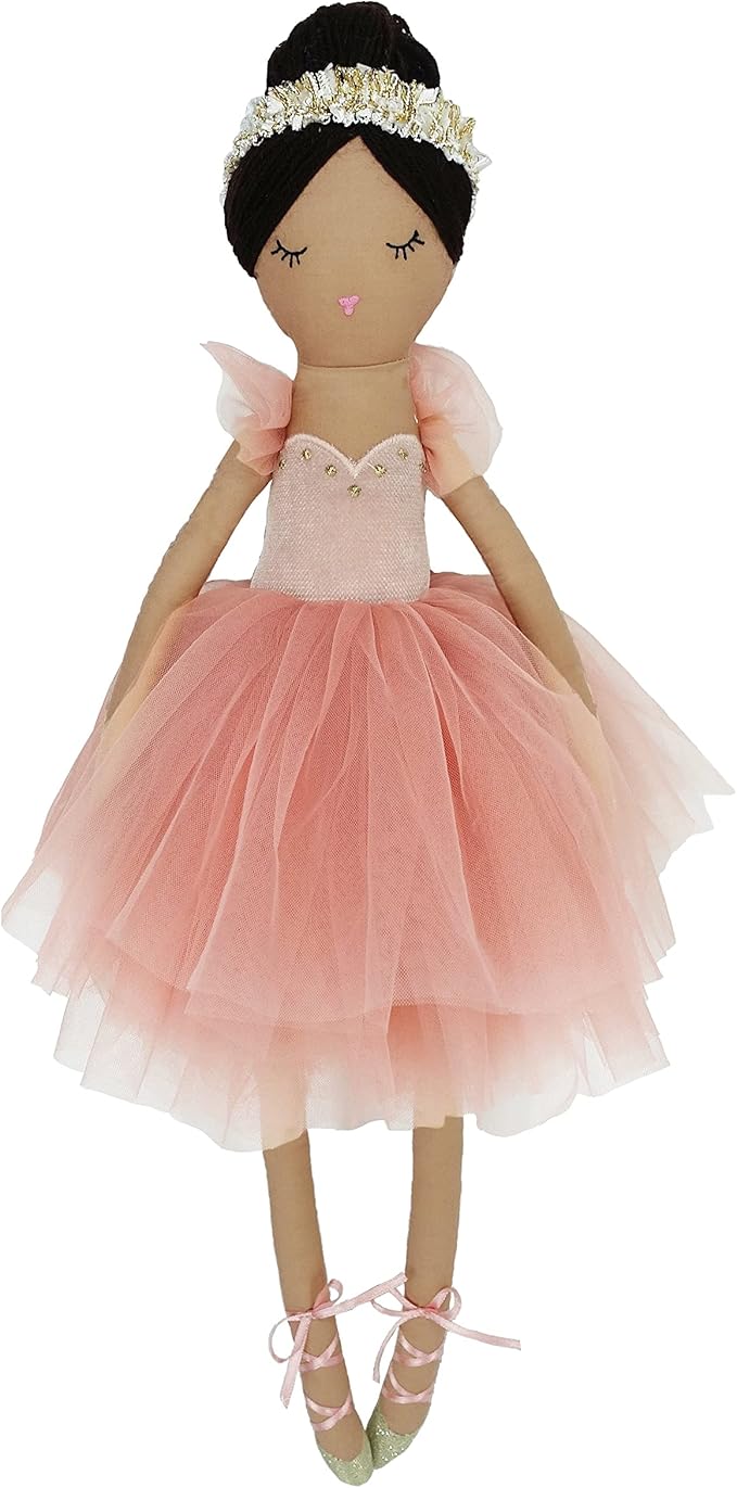 MON AMI Juliet The Prima Ballerina Stuffed Doll - 22”, Plush Ballerina Doll for Girls, Use as Toy or Room Decor for Kids of All Ages