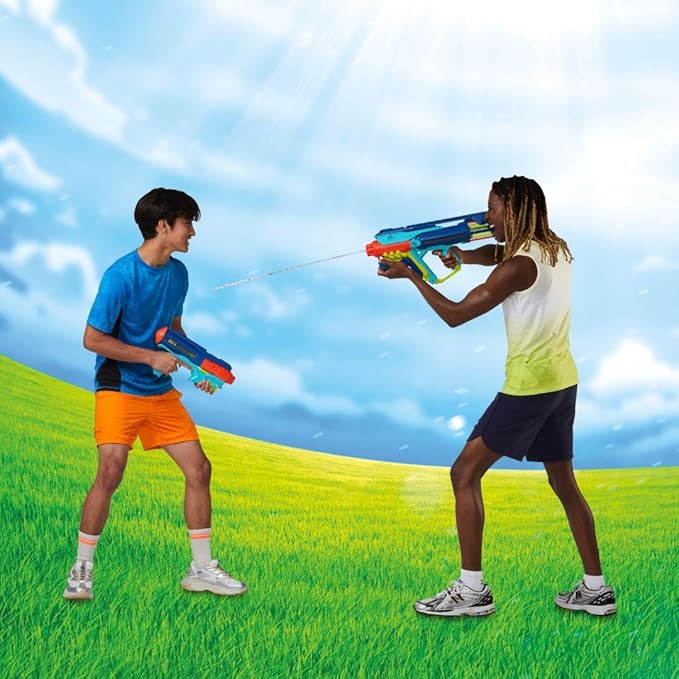 Nerf Super Soaker Power Drench XL Water Blaster, High Performance Pressurized Blasting, Easy Fill Station, Water Toys, Ages 8+