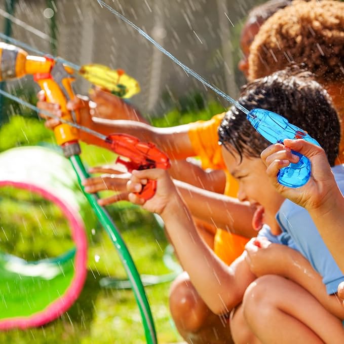 Leyndo 32 Pack Mini Water Gun for Kids Colorful Blaster Squirt Pistol Small Fun Water Gun Bulk for Outdoor Beach Game Summer Swimming Pool Party Favor(Vibrant Style)