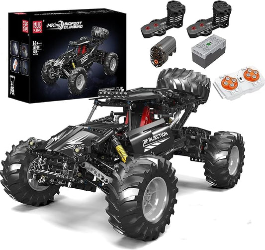 Mould King 18038 RC Off-Road Building Car Toys, 1016 Pieces Building Blocks Climbing Car Model with Motors, Toy Car for Kid 1016 PCS, Idea Gift