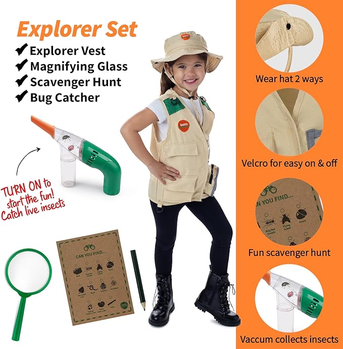 Born Toys Kids Pretend Play Costume Set for Boys & Girls