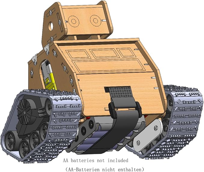 STEM Projects for Kids Ages 10-16, Wooden Model Car Kits, Gifts for Boys 9-16, Science Educational Crafts Building Kit,RC Tank