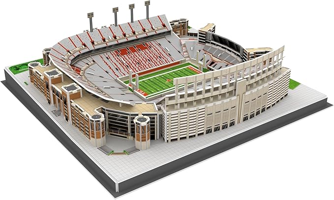 Pro-Lion 3D Jigsaw Puzzle of Darrell K Royal–Texas Memorial Stadium -104 Pieces | Home of Texas Longhorns | NCAA Football Gifts for Age 7+