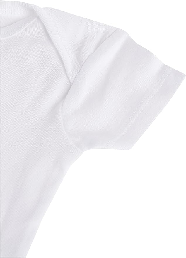 Gerber Baby Girls' 5-Pack Short Sleeve Variety Onesies Bodysuits