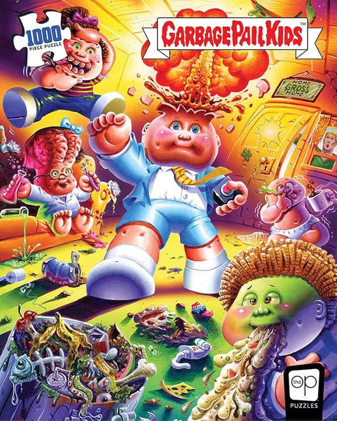 USAOPOLY Garbage Pail Kids 1000 Piece Jigsaw Puzzle, Officially Licensed Merchandise, Collectible Puzzle with Original GPK Favorites