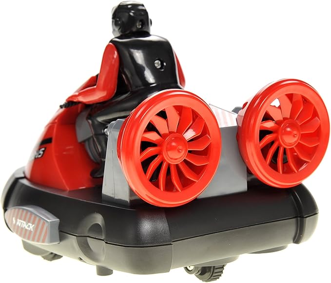 PowerTRC Remote Control Bumper Cars for Kids, RC Stunt Battle Race Cars for Boys, 2 Sets Players with Ejecting Drivers, Crash Sound Effects, Christmas Birthday Gift