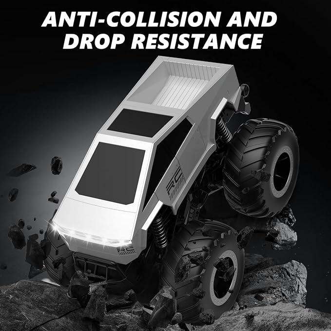 RC Car 1:16 Scale Remote Control Car, Waterproof Off-Road Toy Car with 2.4GHz, RC Monster Truck Gifts for Boys Girls Age 6-12