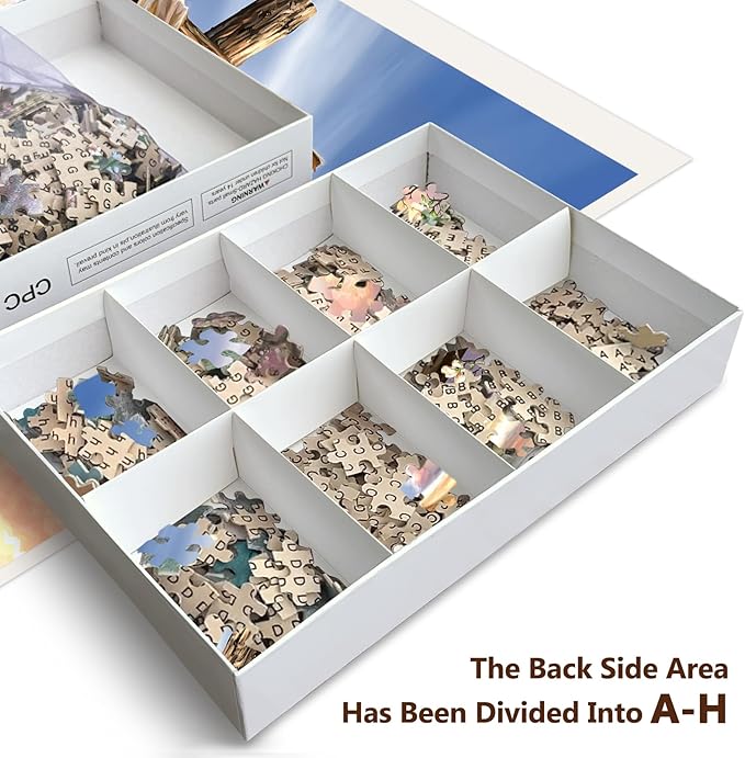 Christian Puzzles for Adults 500 Pieces - He is Risen - Wooden Religious Jesus Puzzles Christian Gifts for Women Men Kids