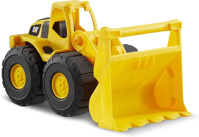 CAT Construction Toys, 2 Pack 10" Construction Fleet Toy Trucks with Articulated Parts, Fun and Durable for Indoor/Outdoor Use, Ages 2+