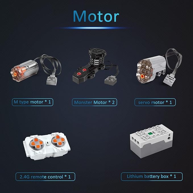 Mould King 13061 Off-Road Pickup Trucks Building Kits Toy, 6x6 MOC Building Blocks Model Off-Road Vehicle with Motor/APP Remote Control, Gift for Kids Age 8+/Adult Enthusiasts(3686 Pieces)