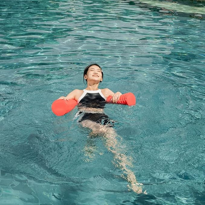 IMMERSA Jumbo Swimming Pool Noodles, Premium Soft Water-Based Vinyl Coating and UV Resistant Foam Noodles for Swimming and Floating, Lake Floats, Pool Floats for Adults and Kids.
