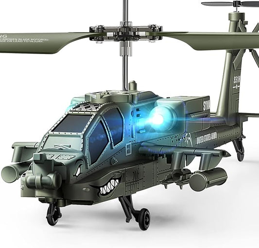 SYMA RC Helicopters, S51H Remote Control Helicopter 2.4GHz Military Army Toys for Boys Girls Kids with Altitude Hold, One Key Take Off/Landing, LED Light, Low Battery Reminder