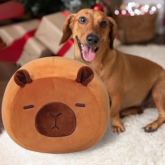 Wepop Capybara Plush Stuffed Animal Toys, 20 in Cute Plush Throw Pillows Soft & Cuddly Plushies Dolls Gifts for Boys Girls