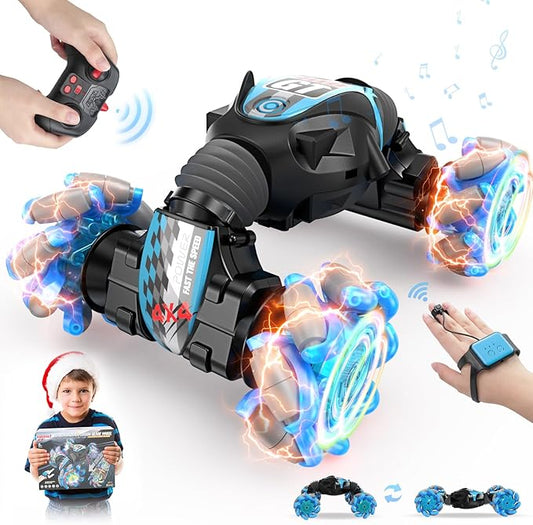RC Stunt Car for Kids With Remote Control and Gesture Sensing - 360 Degree Spins and Flips, Music - Birthday Gift for 8-15 Years Boys and Girls