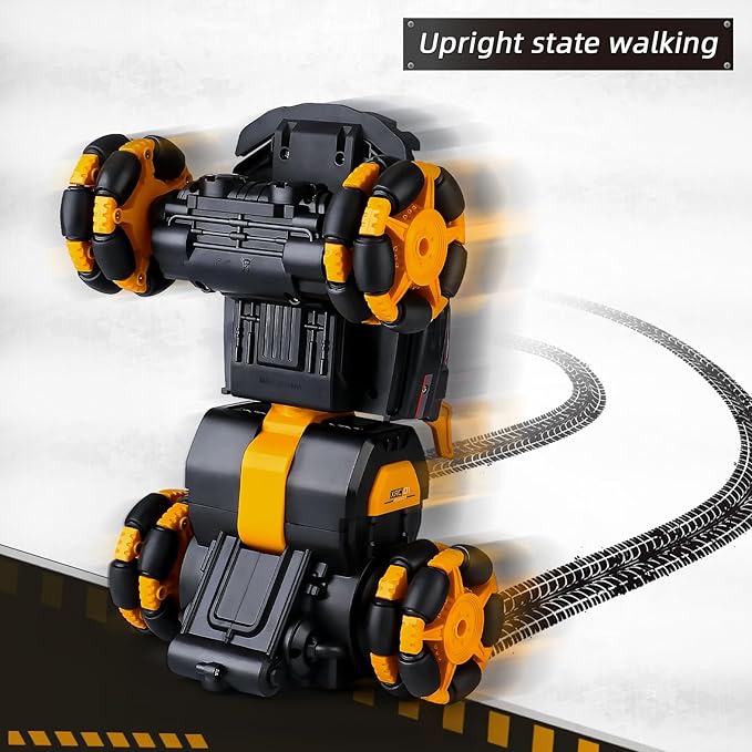 Transform Remote Control Car 1:16 Scale Transforming Remote Control Cars Toy for Kids 2.4Ghz 360° Rotating RC Stunt Rc for Boys Stunt Toy Car for Kids Age 3-5 5-7 4-6 6-8 8-12