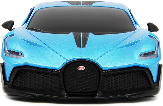 CMJ RC Cars Bugatti Divo Blue Remote Control Radio Car 1:24 Officially Licensed 1:24 Scale Working Lights 2.4Ghz