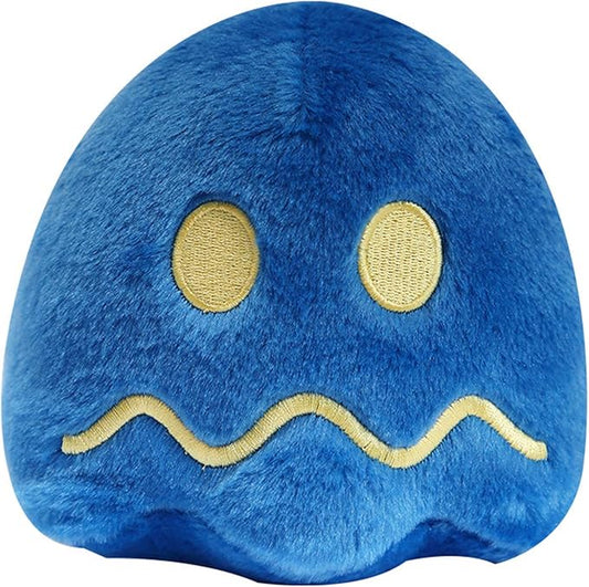 Pingong 6" Pac Plush Toy, Ghost Plush Stuffed Toy Soft and Cuddly Toys Toys for Party Decoration The Gift for Easter Children's Day and Birthday Parties(Dark Blue)