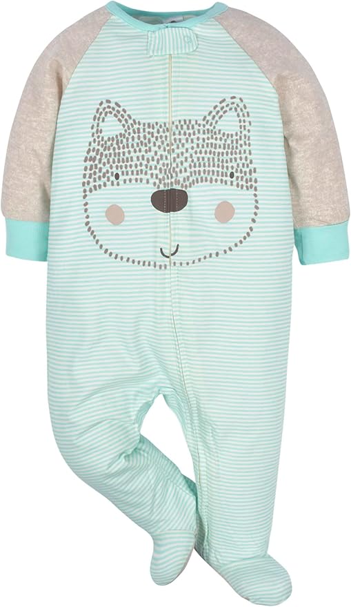 Gerber Baby Boys 4 Pack Sleep 'N Play Footie