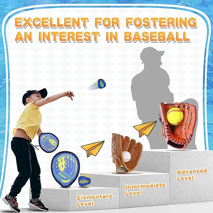 Toss and Catch Game Set Classical Outdoor Toys for Kids at The Beach, Yard, or Park Outside Games 4 Paddles 4 Balls Family Games for Kids and Adults Easter Toys Gifts